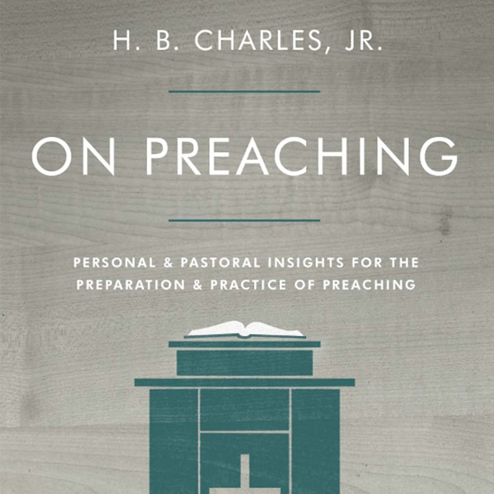 Cropped cover of book called On Preaching