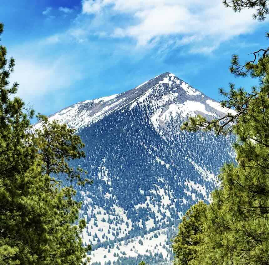 Mountain Peak Flagstaff Arizona