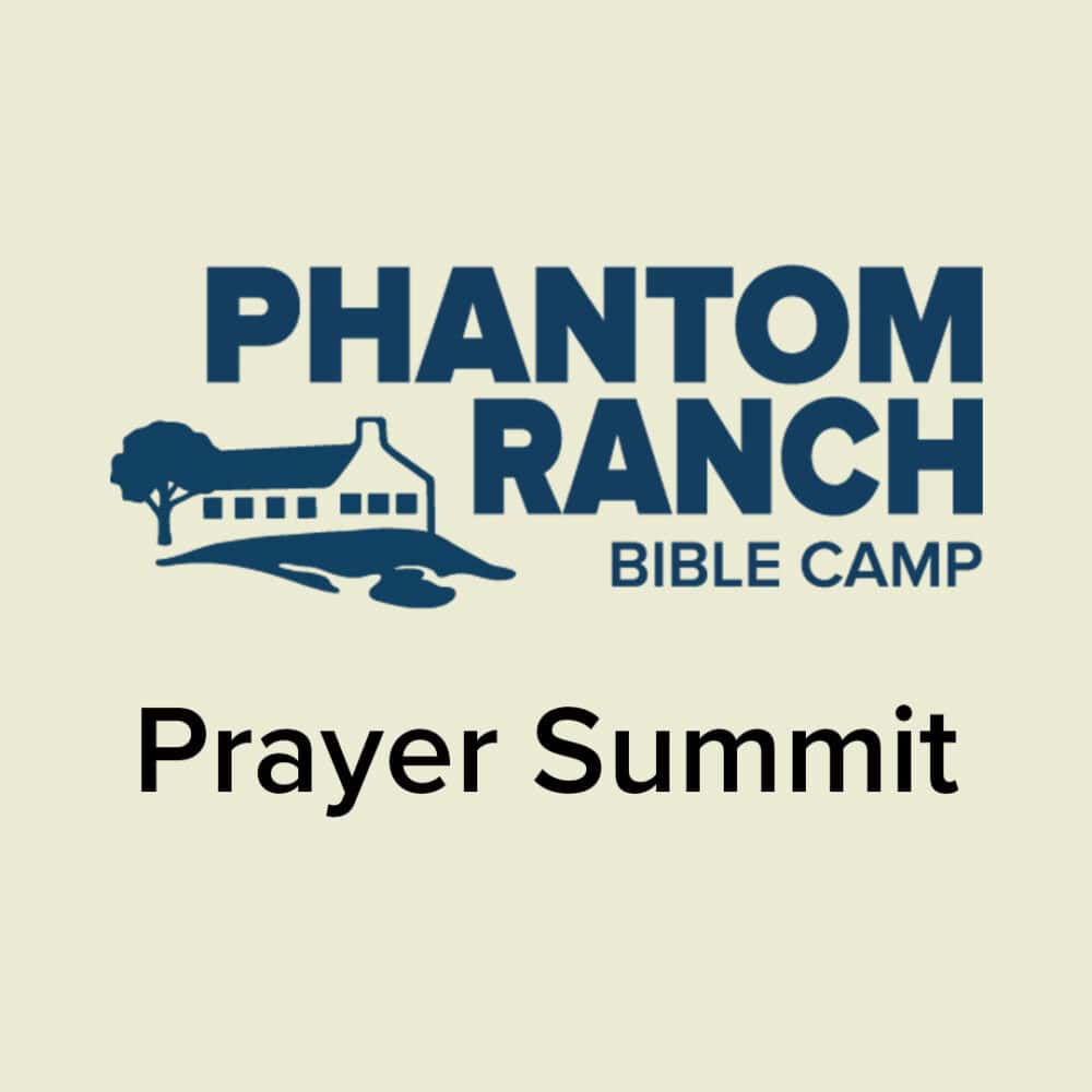 beige background with logo of bible camp which includes the dining hall