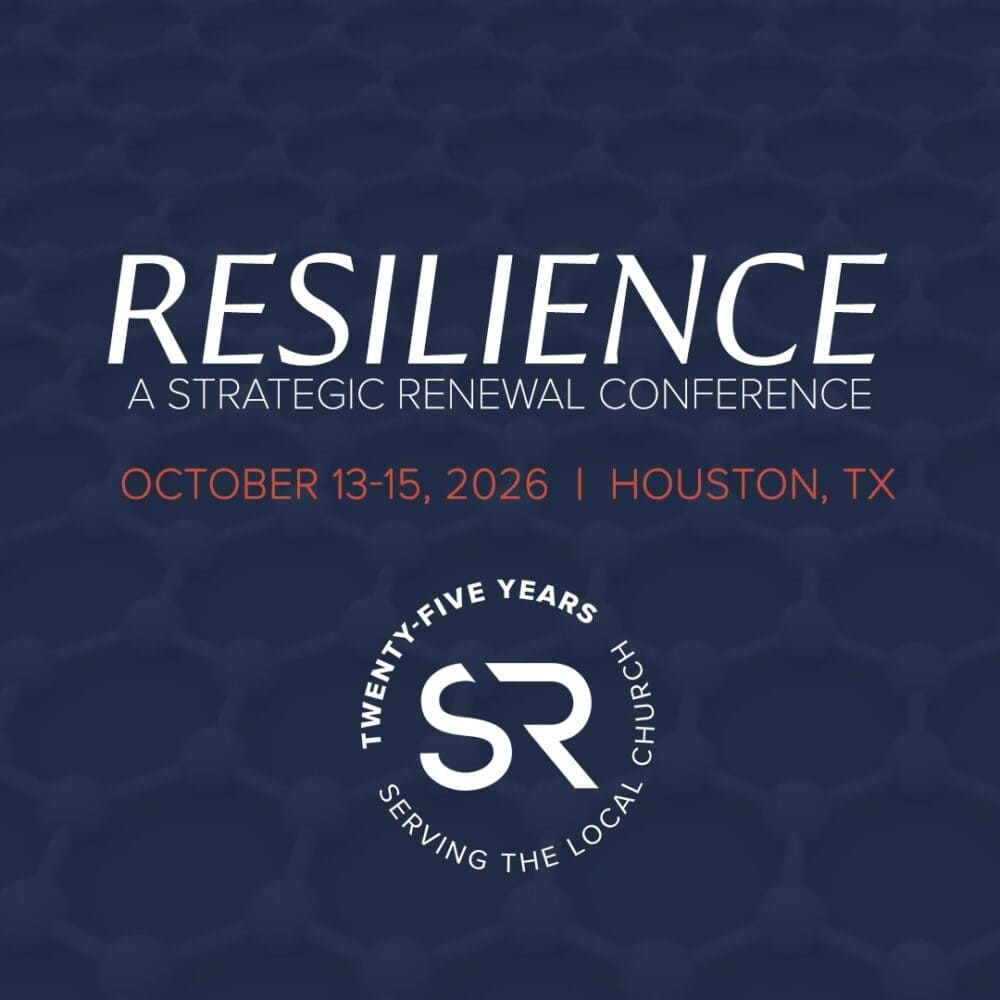 blue background with a model of the graphene molecule beneath the logo and date for the 2026 Resilience conference