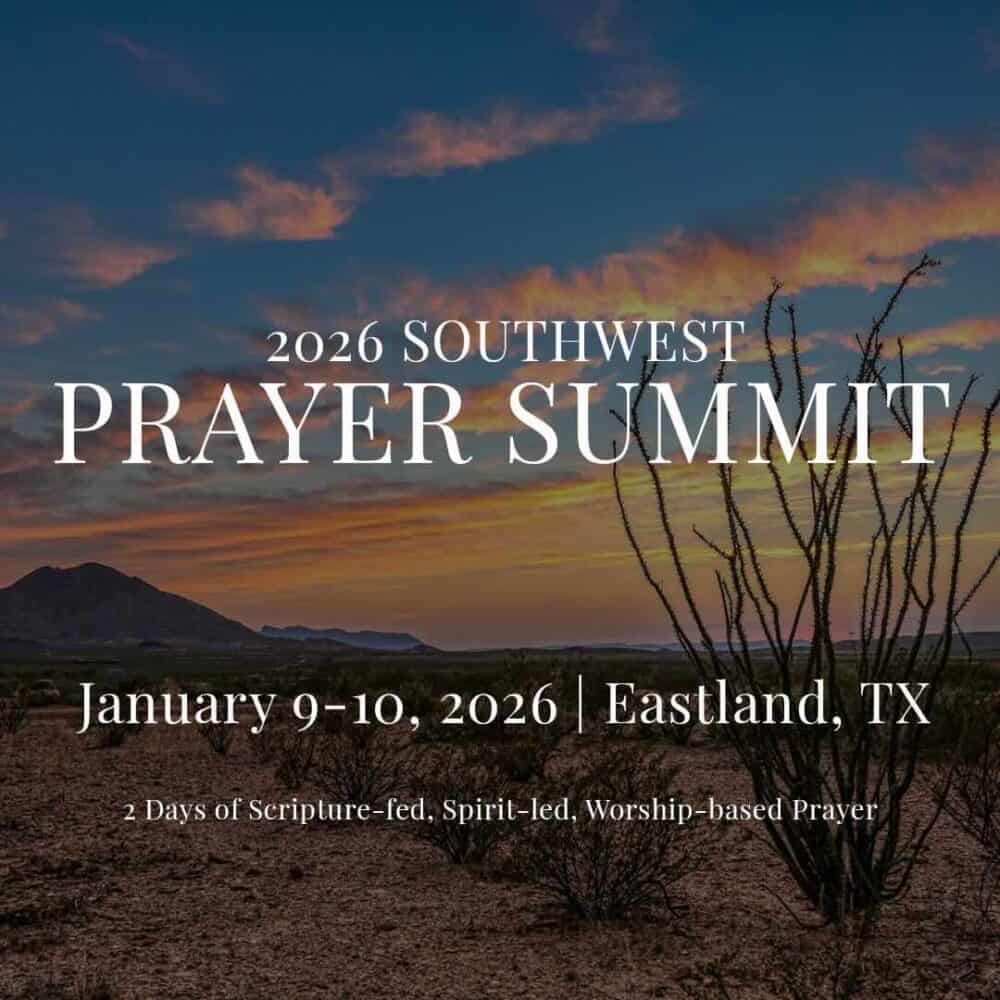 Texas landscape at sunset