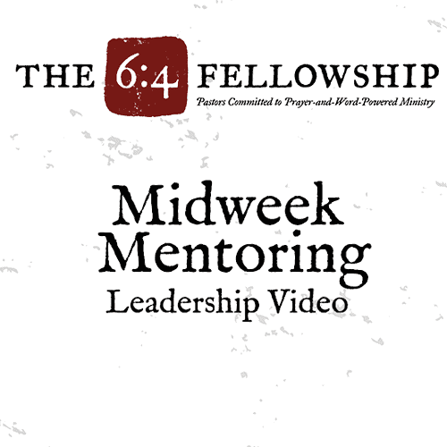 Textured background with midweek mentoring written on it